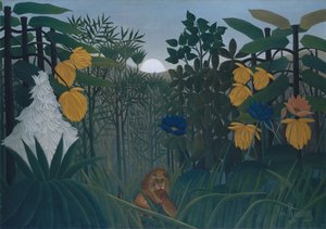 Repas lwa, ca. 1907. autorstwa Henri Rousseau