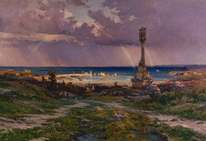 Po burzy w Portrieux autorstwa Henri Saintin