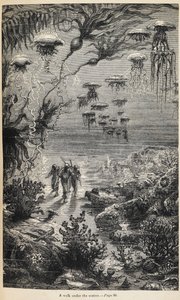 Ilustracja do „20 000 lig podmorskich” autorstwa Juliusza Verne’a