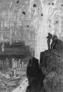 Ilustracja z „20 000 mil pod powierzchnią morza” Juliusza Verne’a