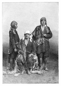 Indianie Tecpan, Gwatemala, c1890. autorstwa Henri Thiriat