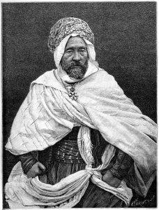 Agha z Tugurtu, ok. 1890 r. autorstwa Henri Thiriat