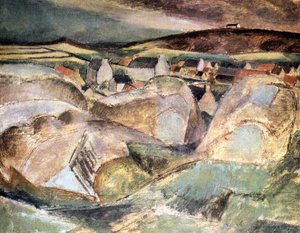 Wieś wśród skał, 1910