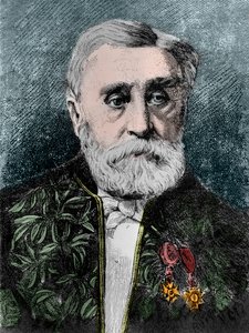 Portret Adhemara Jean Claude Barre de Saint-Venant autorstwa Henri after Dochy