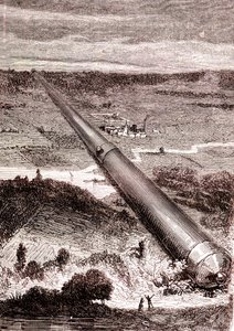 Gigantyczny kosmiczny pistolet J. T. Mastona, „Od Ziemi do Księżyca” Juliusza Verne’a