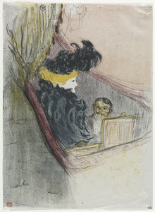 Książęca sielanka, Clara Ward autorstwa Henri de Toulouse-Lautrec