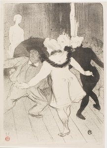 W Folies-Bergère: skromność monsieur Prudhomme autorstwa Henri de Toulouse-Lautrec