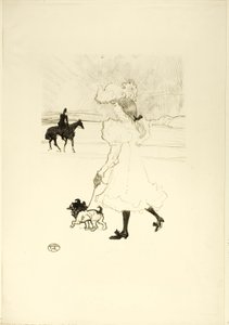 W lesie autorstwa Henri de Toulouse-Lautrec