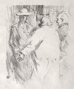 U podnóża Synaju: Clemenceau do Buska autorstwa Henri de Toulouse-Lautrec