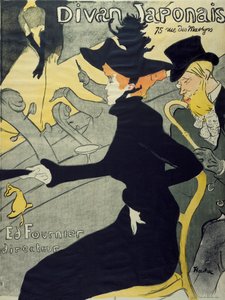 japońska kanapa autorstwa Henri de Toulouse-Lautrec