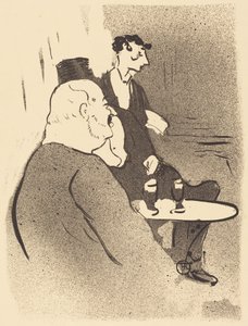 Ducarre w klubie „Les Ambassadeurs” (Ducarre w klubie „Les Ambassadeurs”) autorstwa Henri de Toulouse-Lautrec