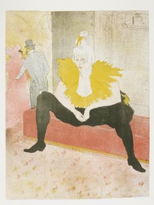 One: Siedząca klaunka autorstwa Henri de Toulouse-Lautrec