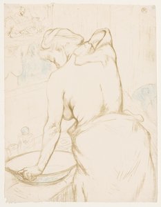 Elles: toaleta autorstwa Henri de Toulouse-Lautrec