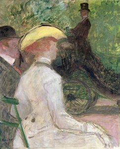 Im Bois de Boulogne von Henri de Toulouse Lautrec