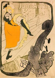Jane Avril autorstwa Henri de Toulouse-Lautrec