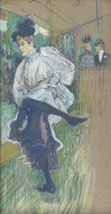 Jeanne Kwiecień tańczy autorstwa Henri de Toulouse-Lautrec