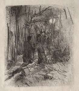 Cmentarz w Busk autorstwa Henri de Toulouse-Lautrec