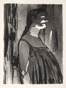 Koncert w kawiarni: Pani Abdala autorstwa Henri de Toulouse-Lautrec