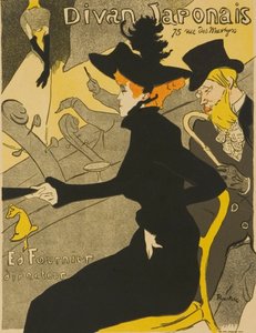 Japoński Divan autorstwa Henri de Toulouse-Lautrec