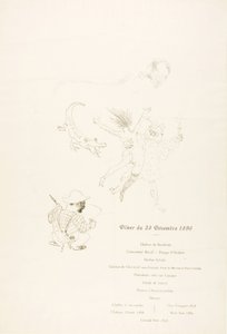 Le krokodyl, Menu