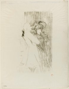 Pożyczkodawca i Auguez w La Chanson de Fortunio autorstwa Henri de Toulouse-Lautrec