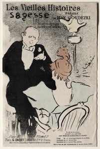Stare historie: mądrość autorstwa Henri de Toulouse-Lautrec