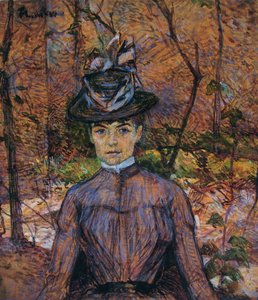 Portret Suzanne Valadon (pani Suzanne Valadon, malarka) autorstwa Henri de Toulouse-Lautrec