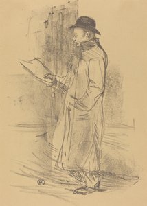 Program dla „Benefice Gemier” (Programme du «Bénéfice Gémier») autorstwa Henri de Toulouse-Lautrec