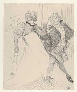 Réjane i Galipaux w Madame Sans-Gêne