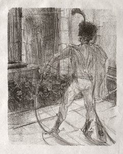 U stóp Synaju: Schlomé Fuss w synagodze autorstwa Henri de Toulouse-Lautrec