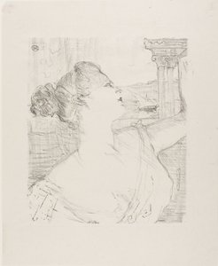Sybil Sanderson, z Treize Lithographies autorstwa Henri de Toulouse-Lautrec