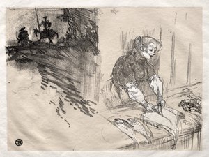Krótkie radości: okładka autorstwa Henri de Toulouse-Lautrec