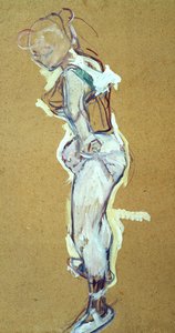 Artystka trapezu dopasowująca koszulę autorstwa Henri de Toulouse Lautrec