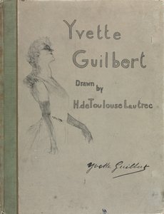 Yvette Guilbert-angielska seria: Okładka autorstwa Henri de Toulouse-Lautrec