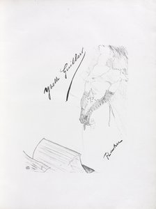 Yvette Guilbert-angielska seria: Frontyspis autorstwa Henri de Toulouse-Lautrec