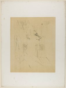 Yvette Guilbert—Soularde, od Yvette Guilbert autorstwa Henri de Toulouse-Lautrec
