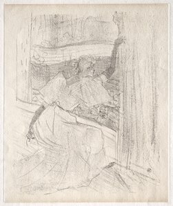 Yvette Guilbert: Pozdrawiając publiczność autorstwa Henri de Toulouse-Lautrec