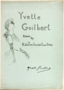 Yvette Guilbert na scenie, od Yvette Guilbert autorstwa Henri de Toulouse-Lautrec
