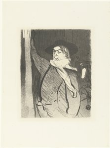 Portret piosenkarza i komika Aristide Bruant Koncert Le cafe (tytuł serialu)