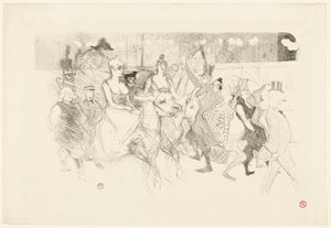 Wieczór galowy w Moulin Rouge autorstwa Henri de Toulouse-Lautrec
