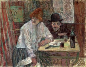 A la Mie autorstwa Henri de Toulouse Lautrec
