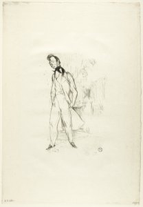 Adolf lub młody smutny człowiek autorstwa Henri de Toulouse Lautrec