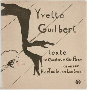 Albumcover: Yvette Guilbert von Henri de Toulouse-Lautrec
