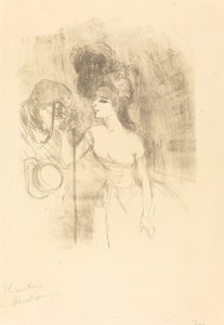 Anna Held i Baldy (Anna Held i Baldy) autorstwa Henri de Toulouse Lautrec