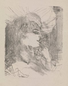 Anna Held, z Portretów d autorstwa Henri de Toulouse-Lautrec