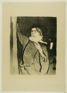 Aristide Bruant, aus Le Café-Concert von Henri de Toulouse-Lautrec