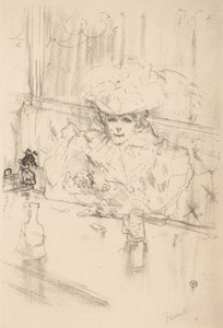 W Brasserie Hanneton, 1898., 1898. autorstwa Henri de Toulouse Lautrec