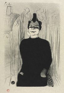 W Gaieté Rochechouart: Nicolle autorstwa Henri de Toulouse-Lautrec
