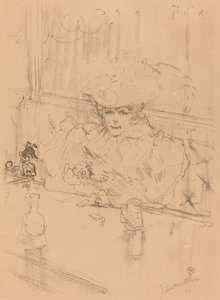 W Hanneton Au Hanneton, 1898. autorstwa Henri de Toulouse Lautrec