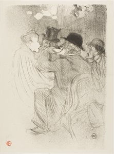 W Moulin Rouge: niegrzeczny! Prawdziwy niegrzeczny! autorstwa Henri de Toulouse-Lautrec